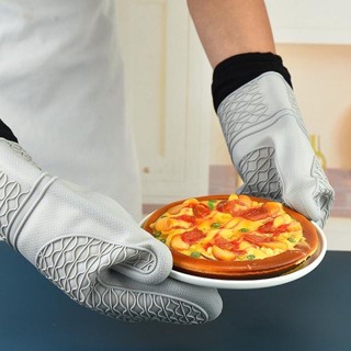 Oven Glove Silicone ซิลิโคน ถุงมือกันความร้อน พัสดุพรีเมี่ยม