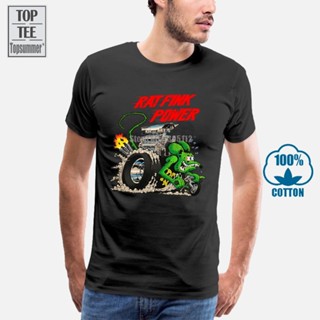 เสื้อยืด ผ้าฝ้าย ขนาดใหญ่ พิมพ์ลาย Tales Of The Rat Fink สําหรับผู้ชาย