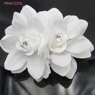 Pinkcool กิ๊บติดผม ลายดอกไม้ สไตล์แฟชั่น สีชมพู สําหรับผู้หญิง เจ้าสาว งานแต่งงาน ปาร์ตี้ เครื่องประดับผม ขายดี