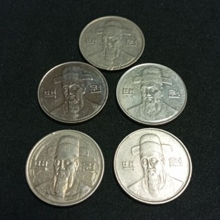 เหรียญต่างประเทศ(1505)เกาหลีใต้ชุด 5 เหรียญ