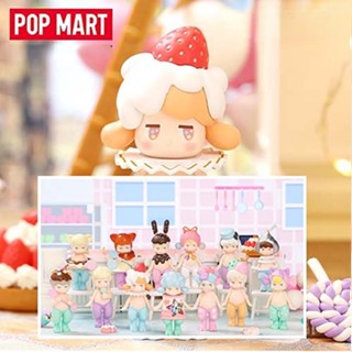 ★Hgtoys★ [Optional] ตุ๊กตา Popmart Satyr Rory Dessert Series Mystery Box ของเล่นสําหรับเด็ก