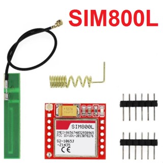 SIM800L GPRS adapter board GSM module microSIM card small size Core board With the Antenna DIY ระบบเครือข่าย