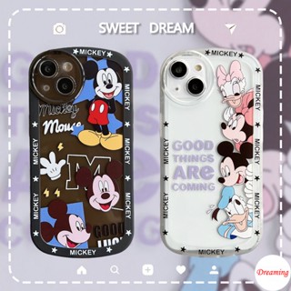 เคสสำหรับ VIVO Y02S Y22 Y22S Y35 Y77 Y55 Y75 T1 Y33S Y21S Y21 Y53S Y51 Y51A Y31 Y30 Y50 Y20 Y12S Y20s G Y16 Y15S Y15A 4G 5G โปร่งแสงปลอกตาใหญ่ลวดลายเมาส์เป็ดตลก