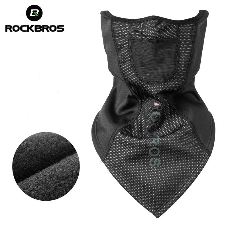 ROCKBROS หน้ากาก ผ้าพันคอ กันลม ให้ความอบอุ่น สําหรับขี่จักรยาน เล่นสกี ฤดูหนาว