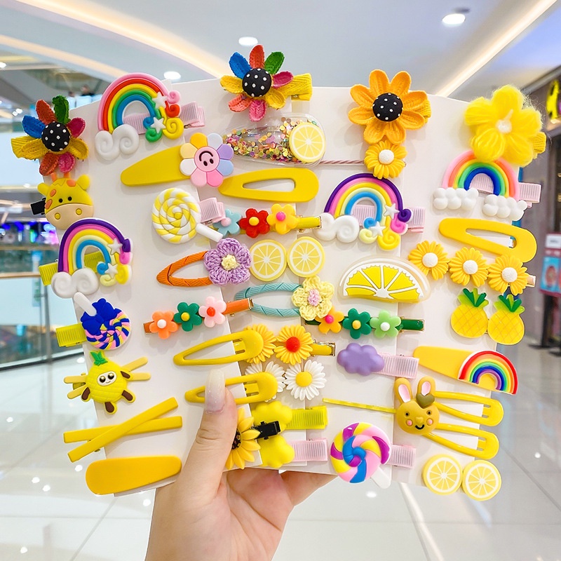 เครื่องประดับผม กิ๊บติดผม ลายเจ้าหญิงน่ารัก สําหรับเด็กผู้หญิง - รูปที่ 3