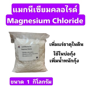 Magnesium chloride แมกนีเซียมคลอไรด์ ขนาด 1 กก.
