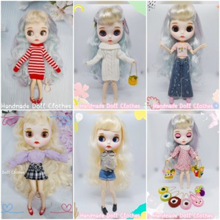 (พร้อมส่ง 1/2) ชุดตุ๊กตาบลายธ์ blythe มีหลายแบบค่ะ ของตกแต่งตุ๊กตา