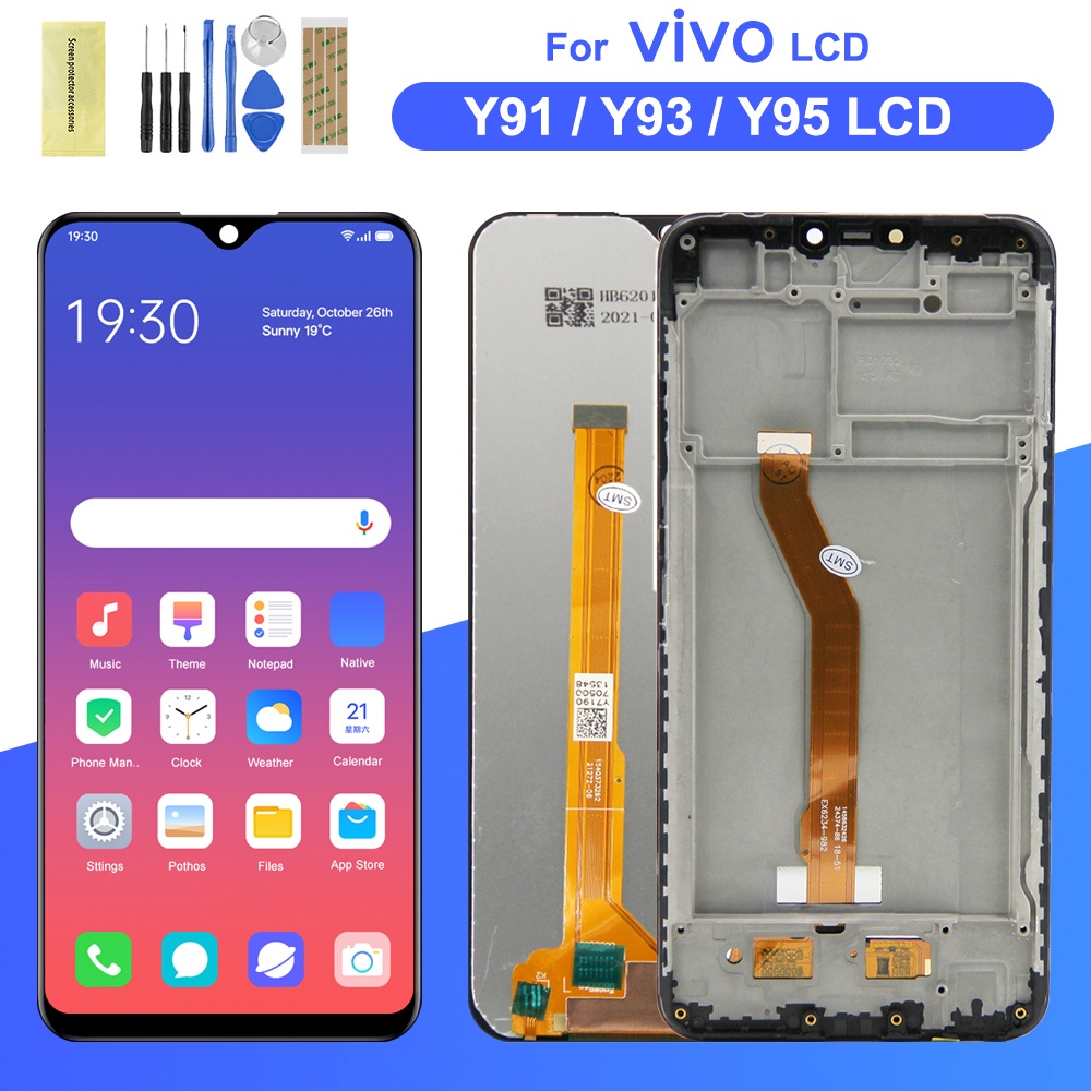 สําหรับ VIVO Y91 Y91i Y91c Y93 Y93s Y93st Y95 จอแสดงผล LCD Touch Digitizer Assembly