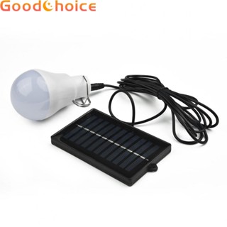 【Good】Solar Panel LED Light Powered Bulb Indoor Outdoor Camping Emergency Lamp  8 Hour【Ready Stock】