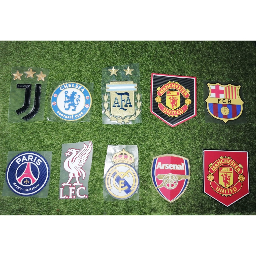 2022 Club Team Log Thermal Transfer Iron On Soccer Parches