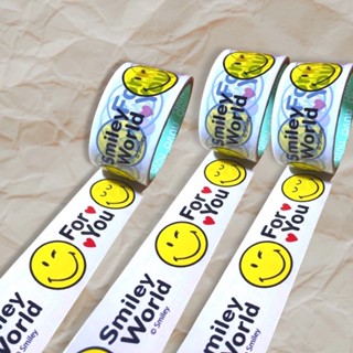 NUVO เทปปิดกล่องพิมพ์ลาย ลายsmiley for you 48 mmx9.9 m (11 y)