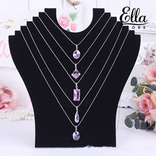 Ellastore123 ขาตั้งกํามะหยี่ สําหรับโชว์เครื่องประดับ สร้อยคอ