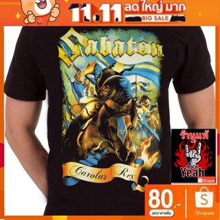 เสื้อวง Sabaton เสื้อ  เสื้อผ้าแฟชั่น เสื้อวิ่ง เสื้อวินเทจ RCM1690