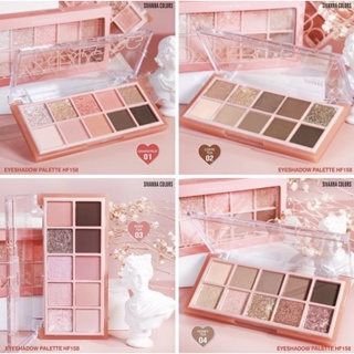 HF158 SIVANNA COLORS(ซิเวนน่า คัลเลอร์) EYESHADOW PALETTE อายแชโดว์พาเลท มีทั้งสีแมทท์ สีชิมเมอร์และสีกลิตเตอร์