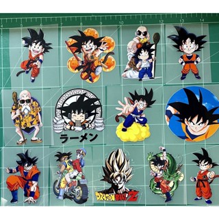 ตัวรีดการ์ตูนDargonBall set.1 สติกเกอร์รีดติดเสื้อ