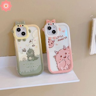 เคสโทรศัพท์มือถือ TPU นิ่ม ลายการ์ตูนไดโนเสาร์น้อย 3D สําหรับ Realme C21Y C11 C35 C15 C25 C31 C12 C25s C21 C30 C25Y C20 C17 Realme C2 C11 2021 5i 5S 7i 5 6i C3 9i C20A