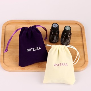 Doterra ถุงผ้ากํามะหยี่ แบบหูรูด ขนาดเล็ก ระดับไฮเอนด์ สําหรับใส่ของขวัญ