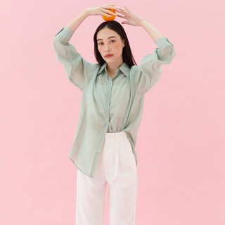 (NEW COLOR) SHISA - SIGNATURE CHIFFON SHIRT เสื้อเชิ้ตชีฟองแขนยาว