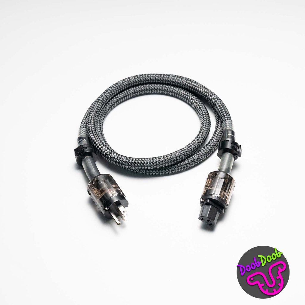 สายไฟเครื่องเสียง Youkamoo P-004 C-004 Hi-End HiFi Audio AC Universal Power Cable ยาว 1.5 เมตร สายถั