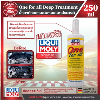 Liqui Moly One For All Deep Treatment 250ml- น้ำยาขจัดคราบเอนกประสงค์ทำความสะอาด, รักษา, ดูแลและปกป้อง ช่วยทำให้พลาสติก