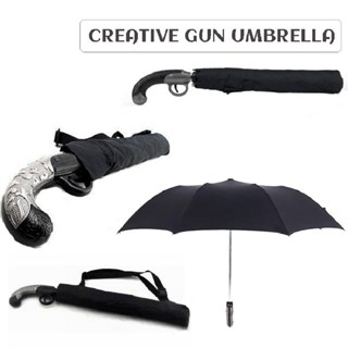 Creative Automatic Rain and Rain Umbrella Divine Rapier Japanese Katana Samurai Knife Sword Gun Handle Umbrella Parasol