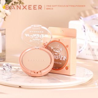 Banxeer Fine Soft Focus Monster Setting Powder #BM15 แบนเซียร์ ไฟน์ ซอฟ โฟกัส มอนสเตอร์ เซตติ้ง พาวเดอร์ แป้ง แป้งพัฟ