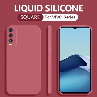 เคสมือถือ ซิลิโคน แบบนิ่ม ขอบเหลี่ยม สำหรับ VIVO V19 S1 Y11 Y12 Y15 Y17 Y19 Y12S Y20 Y20S Y93 Y95 Y91 Y91i Y91C