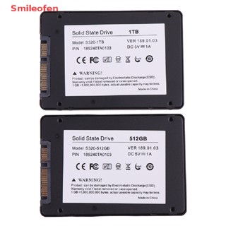 [Smileofen] ฮาร์ดดิสก์ไดรฟ์โซลิดสเตท ssd 512GB 1TB 2.5 นิ้ว SATA ssd สําหรับแล็ปท็อป