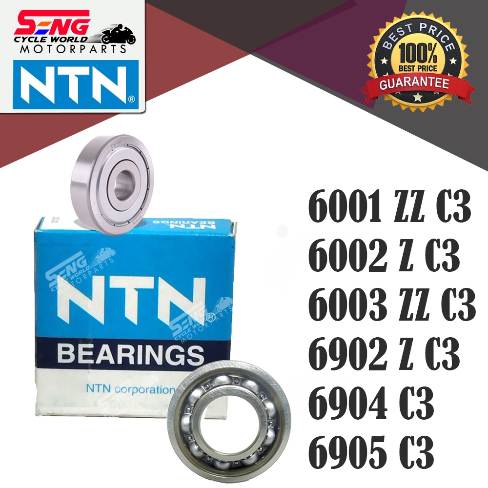 NTN 6001 , 6002 , 6003 , 6904 , 6905 , 6902 C3 BEARING