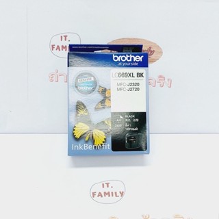 ตลับหมึกสำหรับเครื่องพิมพ์ Brother LC-665XL-BK สีดำ Original (ออกใบกำกับภาษีได้)