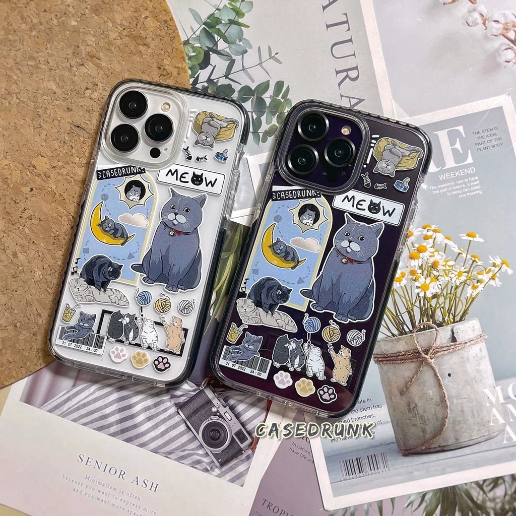 🔥🇹🇭(Premium) Impact Bumper Case Scottish เคสสำหรับไอโฟน 15Promax -15 14Promax - 14 13Promax 13 - 11