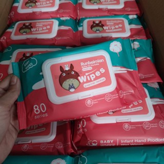 1ลังมี(50ห่อ)ทิชชู่เปียก ชชู่เปียก กระดาษเปียก Baby Wipes ทิชชู่เปียกสําหรับเด็ก ถูกที่สุด 1ห่อ/80แผ่น ออร์แกนิค ห่อใหญ่