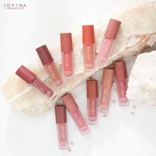 ขอคนรับได้ !!! ลิป Jovina รุ่นใหม่เนื้อกำมะหยี่ Jovina Stay Velvet Liquid Lipstick(exp10/22)