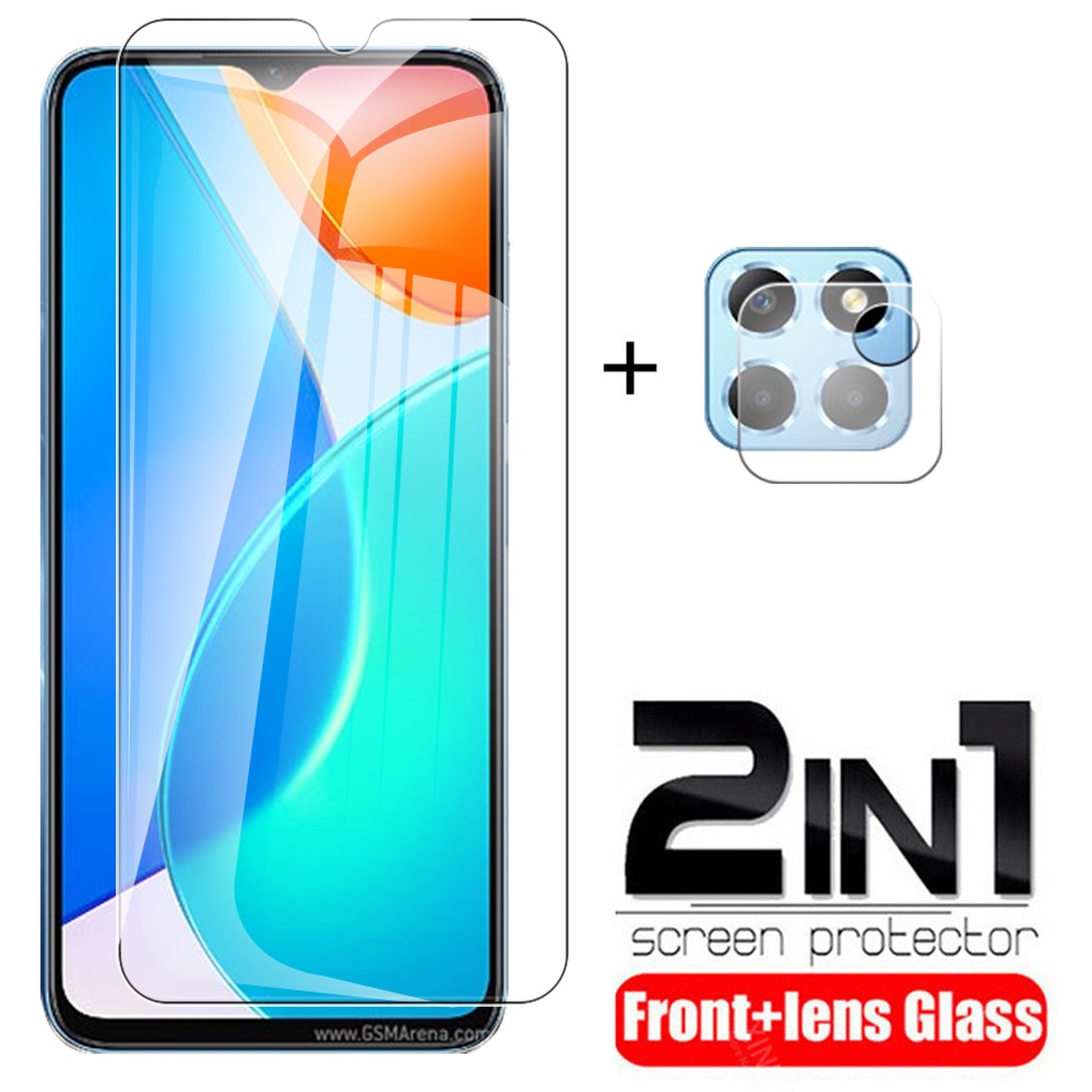 2in1 ฟิล์มกระจกนิรภัยกันรอยหน้าจอ 6.5 นิ้ว สําหรับ Honor X6 Honor X6s X 6 s 6s 6X HonorX6 4G