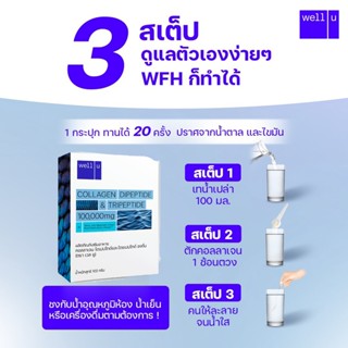 เวลยูคอลลาเจน New!!! ปรับโฉมใหม่ Well U Collagen DiPeptide &amp; Tripeptide