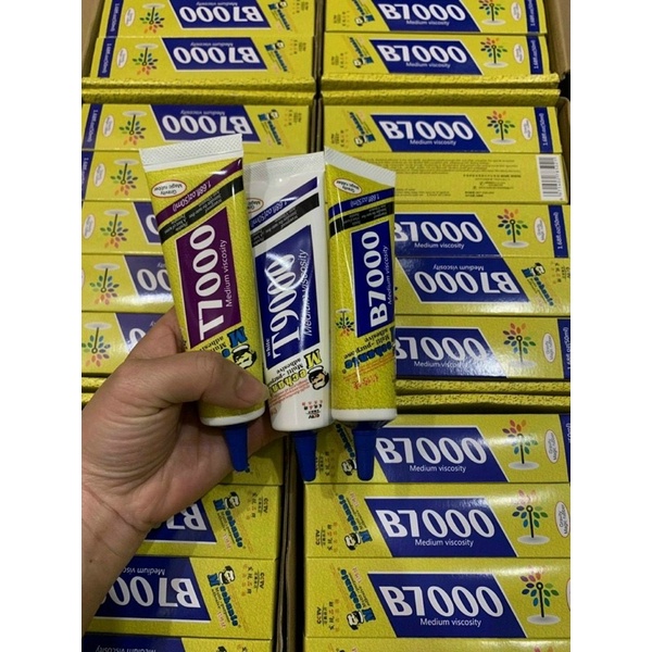 กาว B7000(ใส)-T7000(สีดํา)-T9000(สีขาว) 50ml