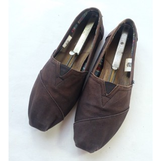 Toms Shoes Classics Size 8W / 6.5M / 39.5EU สีน้ำตาล มือสอง ของแท้