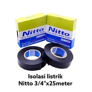 Nitto ของแท้ ฉนวนกันความร้อนไฟฟ้า / ฉนวนกันความร้อน สีดํา / สายเคเบิล