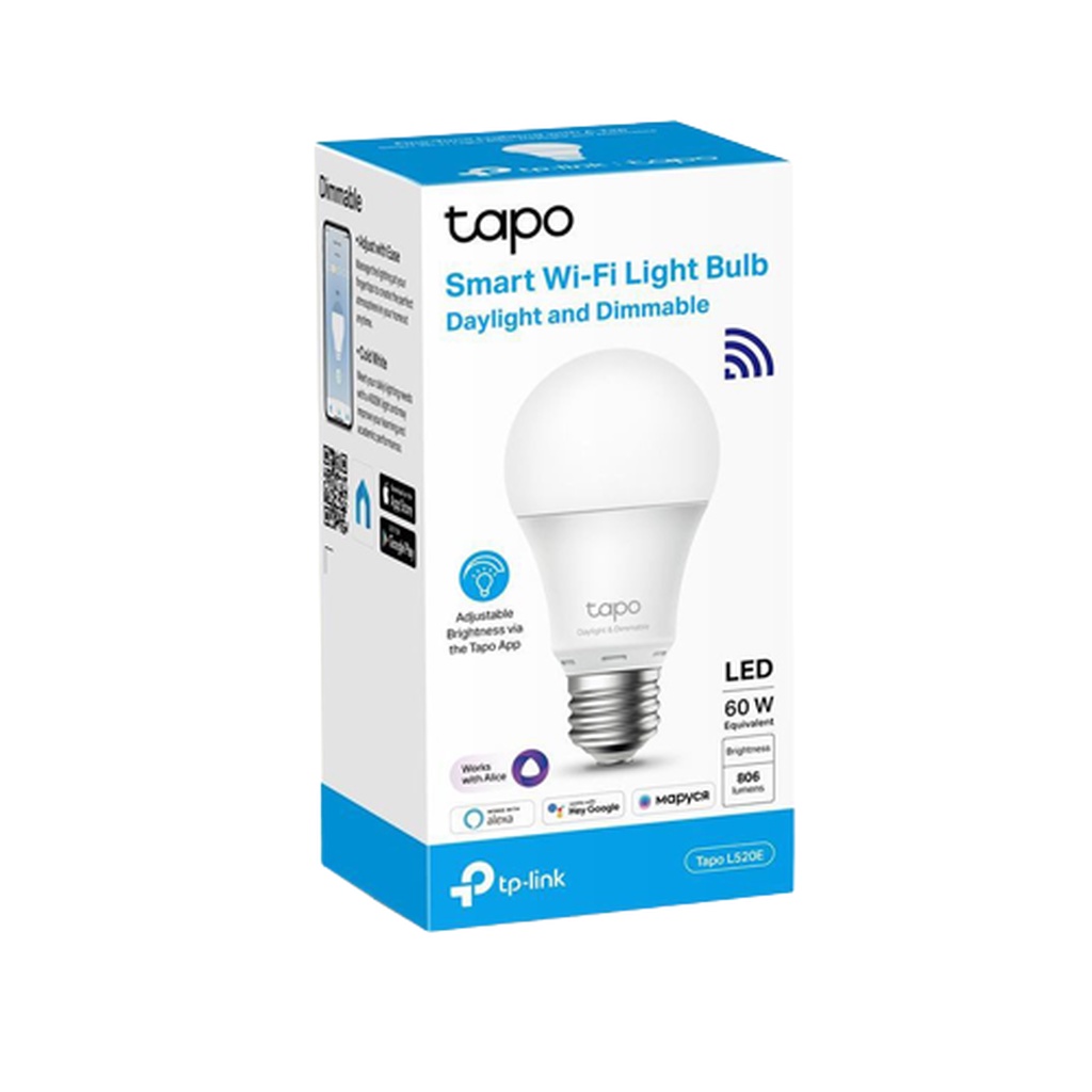 🛵มีส่งด่วน💨  TP-LINK TAPO L520E ขั้ว E27 LIGHT BULB หลอดไฟอัจฉริยะ เปิด/ปิดผ่านแอพได้ รับประกัน 1 ปี