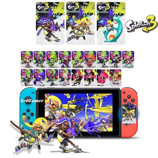 ชุด 20 ใบ ถูกกว่าซื้อแยก ได้ครบทุกใบ amiibo card Splatoon 3 / 2 / 1 Nintendo Switch / Oled / Lite