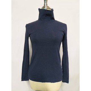 เสื้อแขนยาวคอเต่า Uniqlo ไซด์ S สีกรม