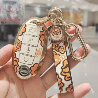 Nissan key cover 14th generation Xuanyi รถ Tianlai Nissan Qijun shell Qashqai Qida Jinke Loulan น่ารักหญิงหัวเข็มขัด