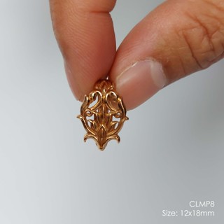 CLMP8Bronze amulet casing clamp self-installation จี้ประดับกรอบพระ บรอนซ์