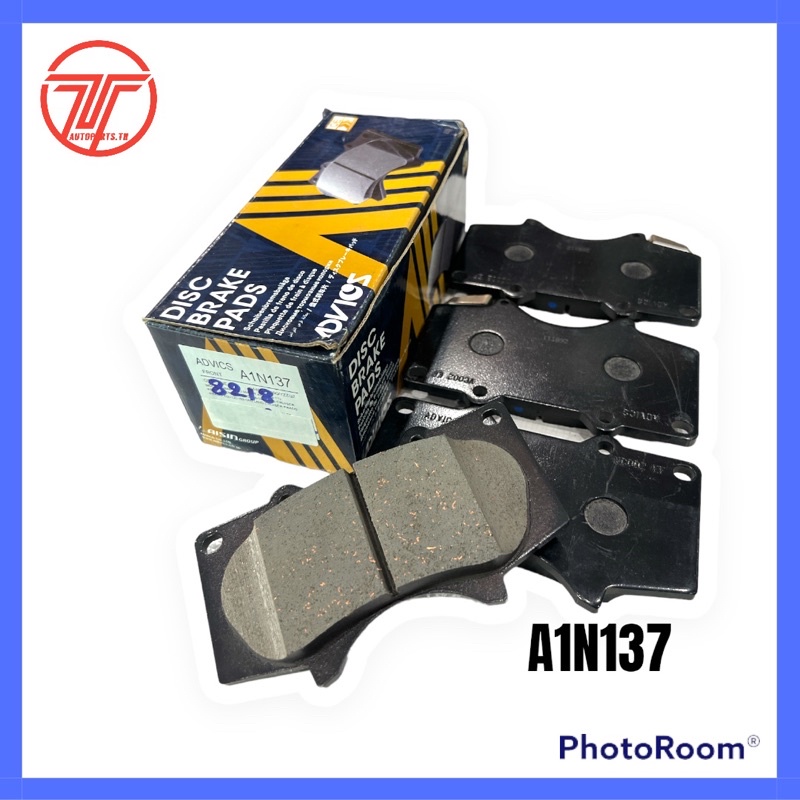 (A1N137) ADVICS ผ้าเบรคหน้า TOYOTA VIGO SMART 4WD, FORTUNER TRD 4WD, REVO 2.4 4WD, LAND CRUISER PRAD