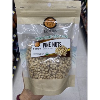 Pine Nuts ( Baboo Brand ) 200 G. เมล็ดสน ตรา บาบู