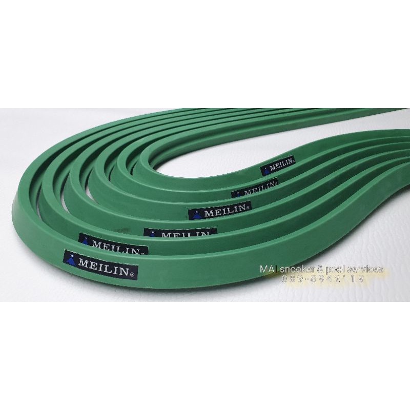 ยางชิ่งโต๊ะสนุกเกอร์  🔹️MEILIN (เมยลิน)  สีเขียว  ขนาด 6×12 ฟุต (รุ่นรองท็อป)