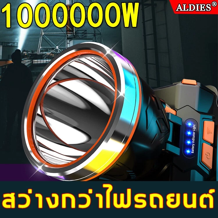 ALDIES ไฟฉายคาดหัว LED แรงสูง