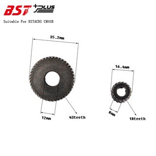 อะไหล่เกียร์คู่ สําหรับเครื่องตัดหินอ่อน HITACHI CM4SB