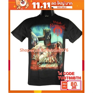 เสื้อวง Vital Remains เสื้อวงดนตรีร็อค เดธเมทัล เสื้อวินเทจ วิทอล รีเมนส์ VRN1664