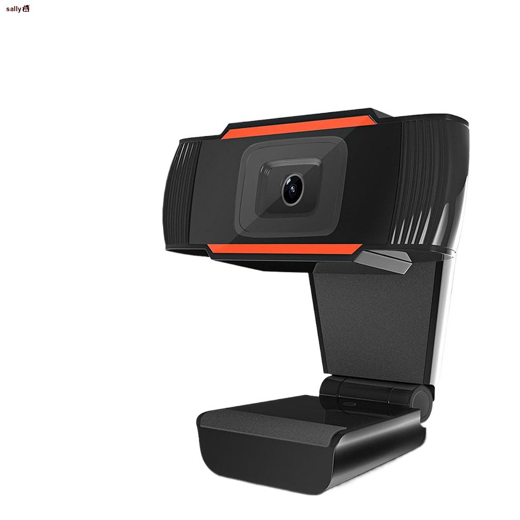 พร้อมส่ง❁◈กล้องเว็บแคม HD Webcam 1080P fixed focus กล้องคอมพิวเตอร์ 480P พร้อม ไมโครโฟน สำหรับ Skype